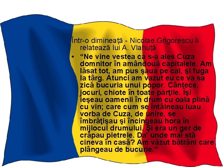 Într-o dimineaţă - Nicolae Grigorescu îi relatează lui A. Vlahuţă • “Ne vine vestea