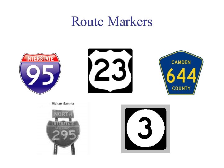 Route Markers 