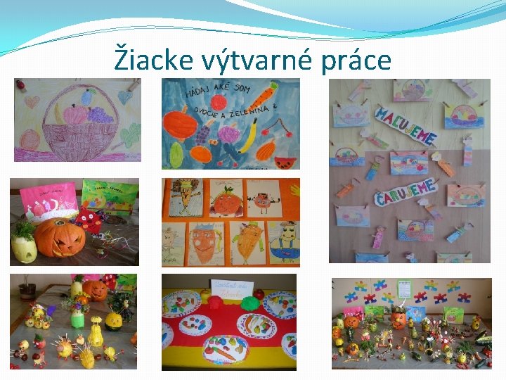 Žiacke výtvarné práce 