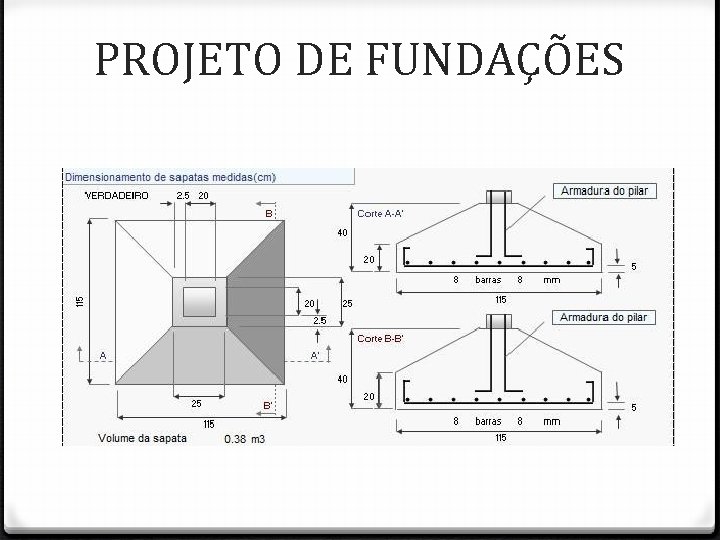 PROJETO DE FUNDAÇÕES 