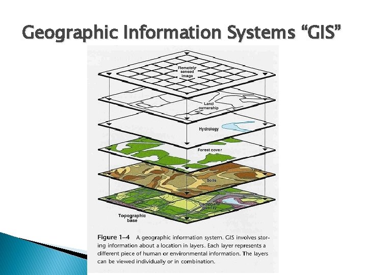 Geographic Information Systems “GIS” 