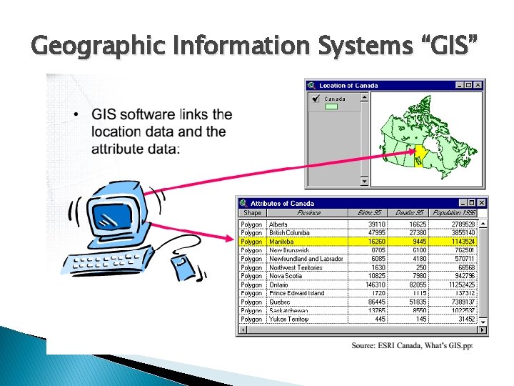 Geographic Information Systems “GIS” 