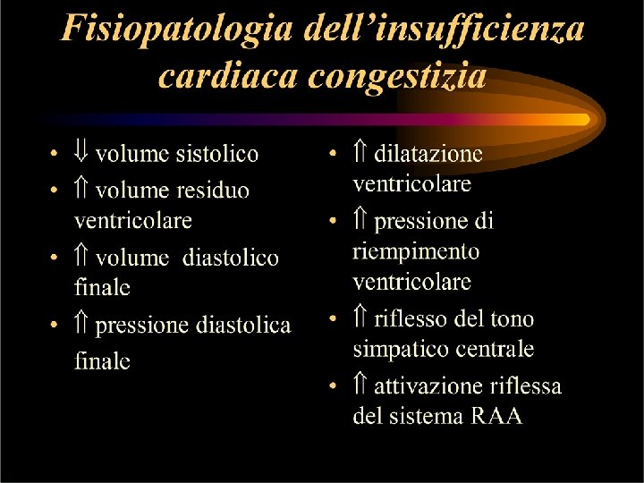 farmaci usati nel trattamento dell'insufficienza cardiaca Giuseppe Nocentini, Dip. Medicina Clinica e Sperimentale, Università