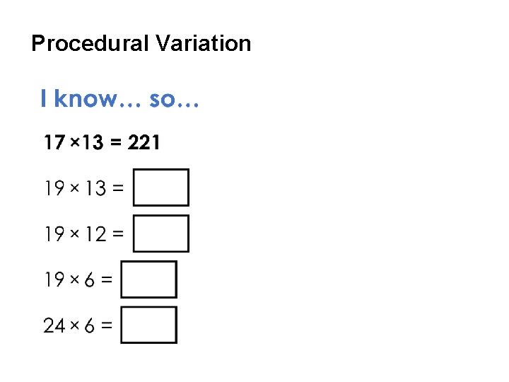 Procedural Variation 