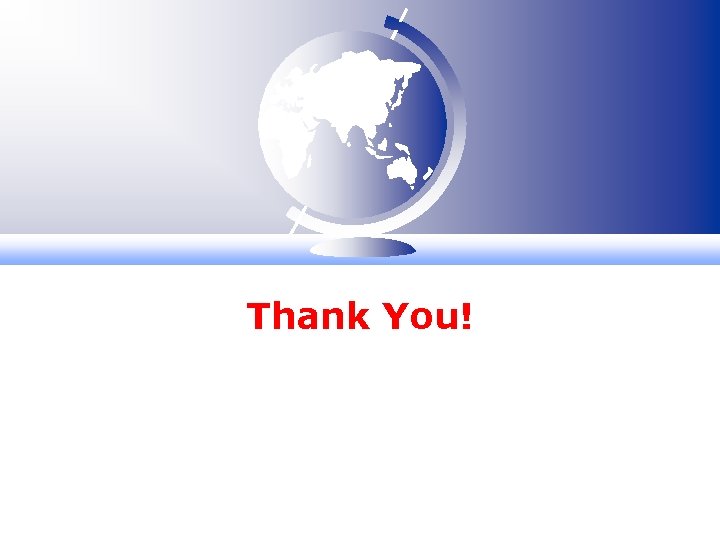 Thank You! Thank You!