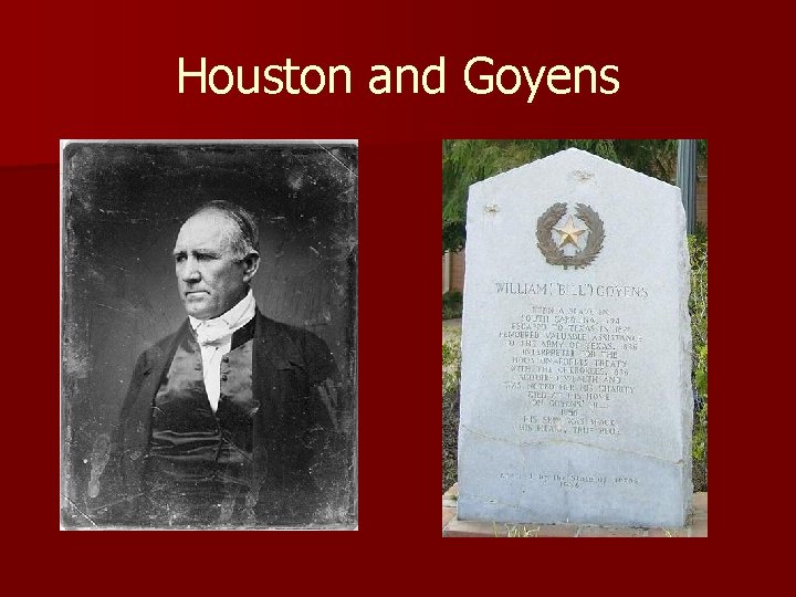 Houston and Goyens 