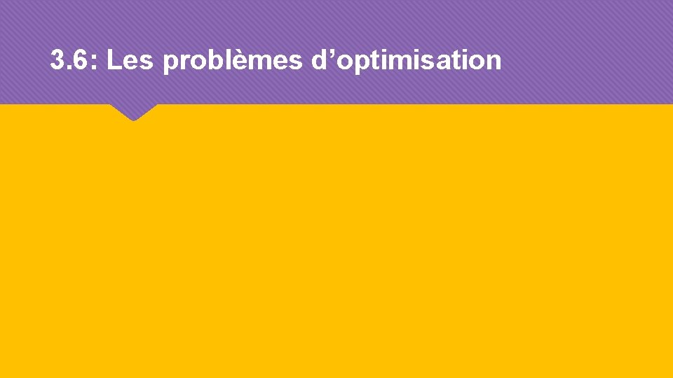 3. 6: Les problèmes d’optimisation 