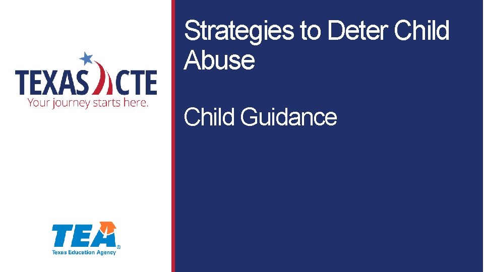 Strategies to Deter Child Abuse Child Guidance 