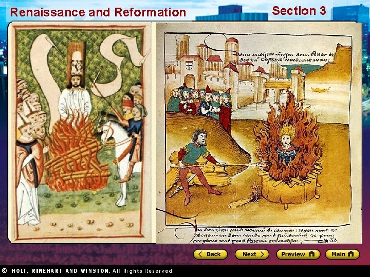 Renaissance and Reformation Section 3 