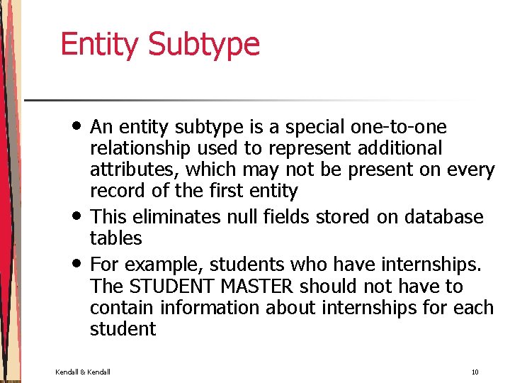 Designing Databases Systems Analysis and Design 7 e