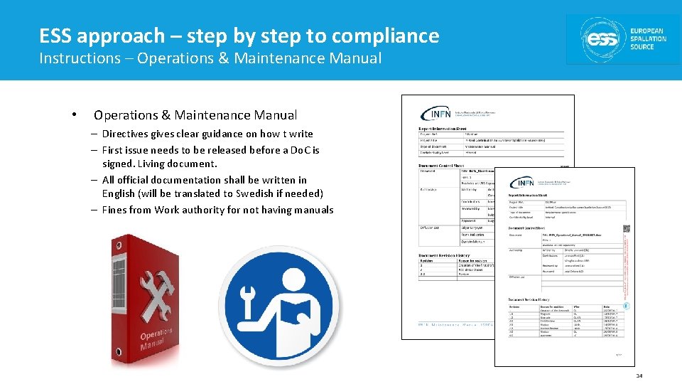 ESS approach – step by step to compliance Instructions – Operations & Maintenance Manual