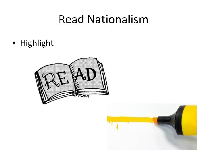 Read Nationalism • Highlight 