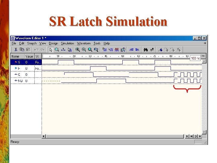 SR Latch Simulation 