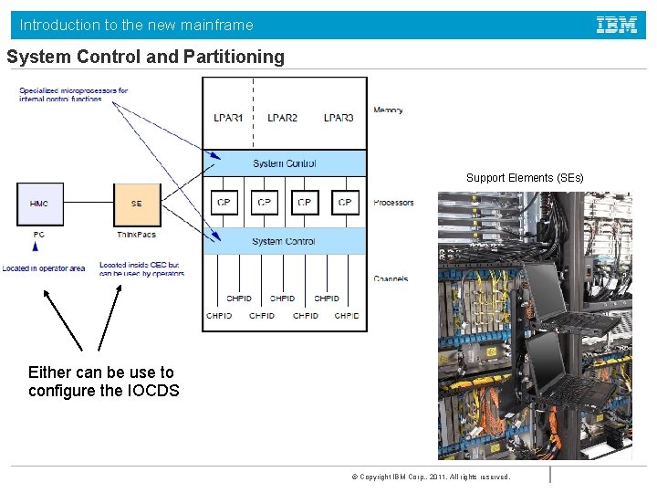 Introduction to the new mainframe System Control and Partitioning Support Elements (SEs) Either can