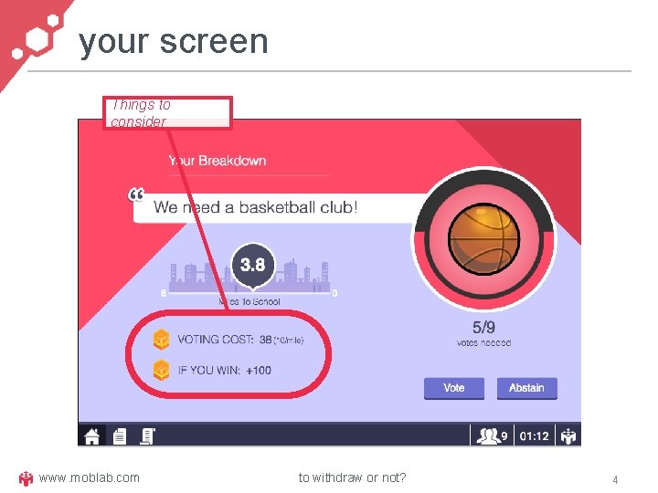 your screen Things to consider www. moblab. com to withdraw or not? 4 