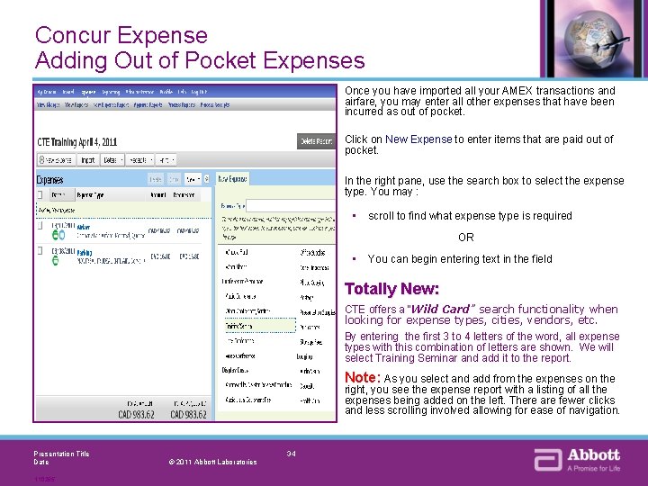 Concur Expense Adding Out of Pocket Expenses Once you have imported all your AMEX