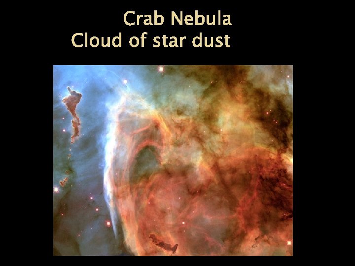 Crab Nebula Cloud of star dust 