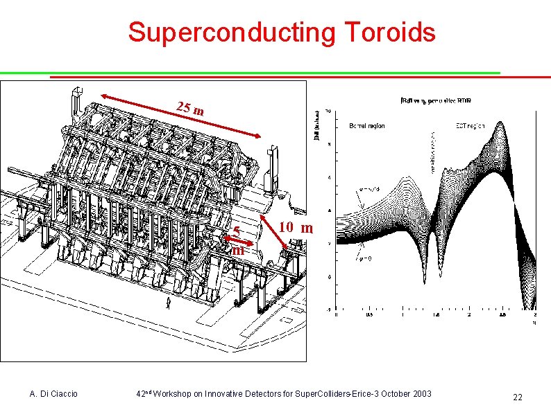 Superconducting Toroids 25 m A. Di Ciaccio 10 m 42 nd Workshop on Innovative