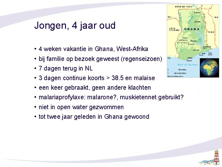 Jongen, 4 jaar oud • 4 weken vakantie in Ghana, West-Afrika • bij familie