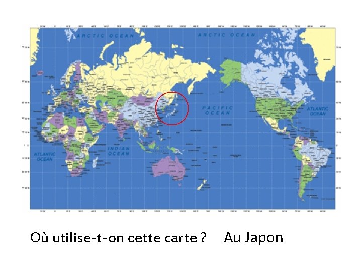 Où utilise-t-on cette carte ? Au Japon 