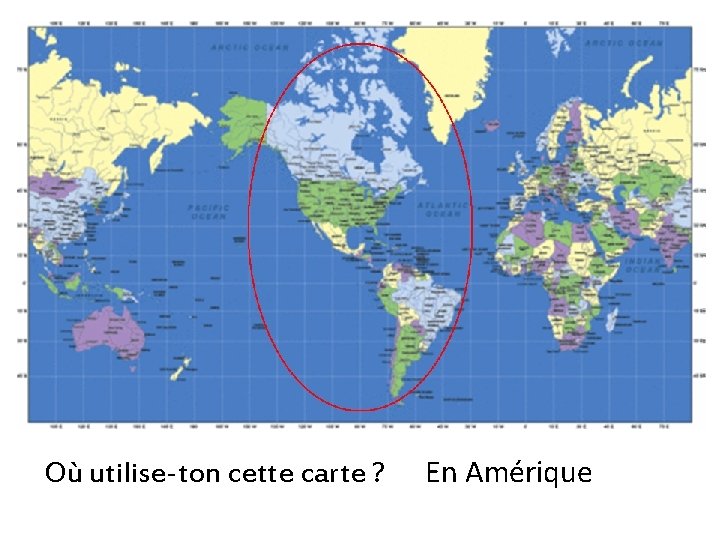 Où utilise-ton cette carte ? En Amérique 