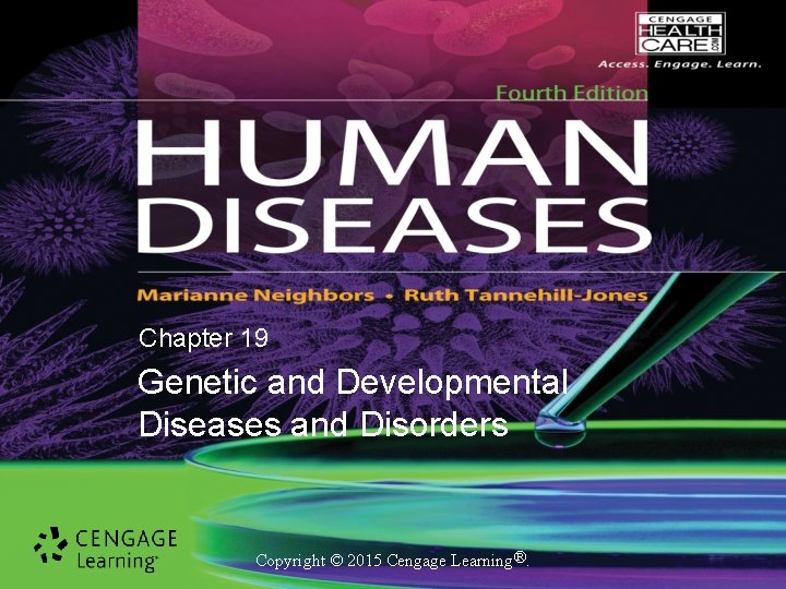 Chapter 19 Genetic and Developmental Diseases and Disorders Copyright © 2015 Cengage Learning®. 