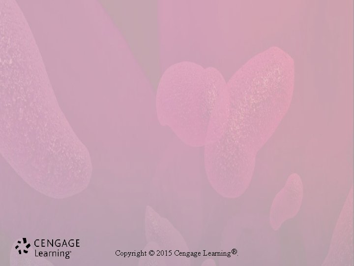 Copyright © 2015 Cengage Learning®. 