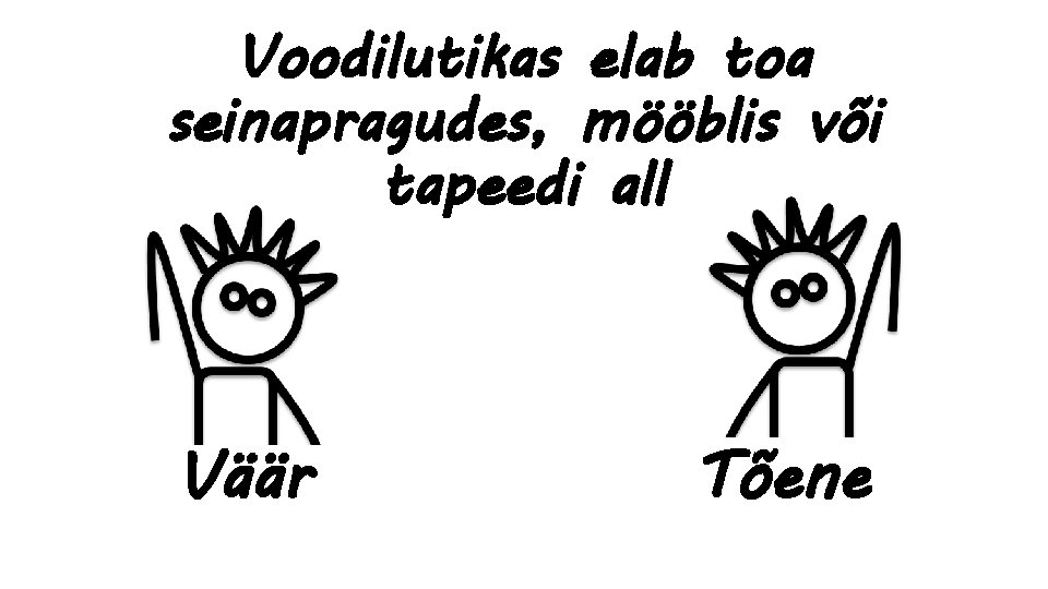 Voodilutikas elab toa seinapragudes, mööblis või tapeedi all Väär Tõene 