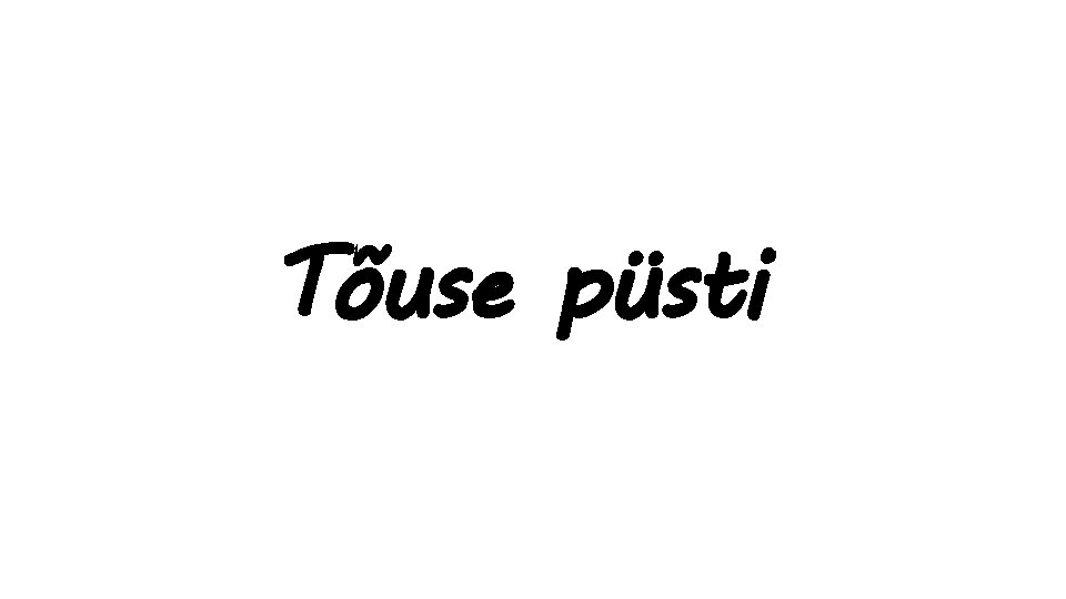 Tõuse püsti 