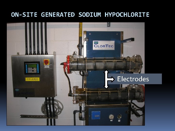 ON-SITE GENERATED SODIUM HYPOCHLORITE Electrodes ON-SITE GENERATED SODIUM HYPOCHLORITE Electrodes