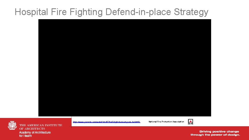 Hospital Fire Fighting Defend-in-place Strategy https: //www. youtube. com/watch? v=d. E 7 Isx 5