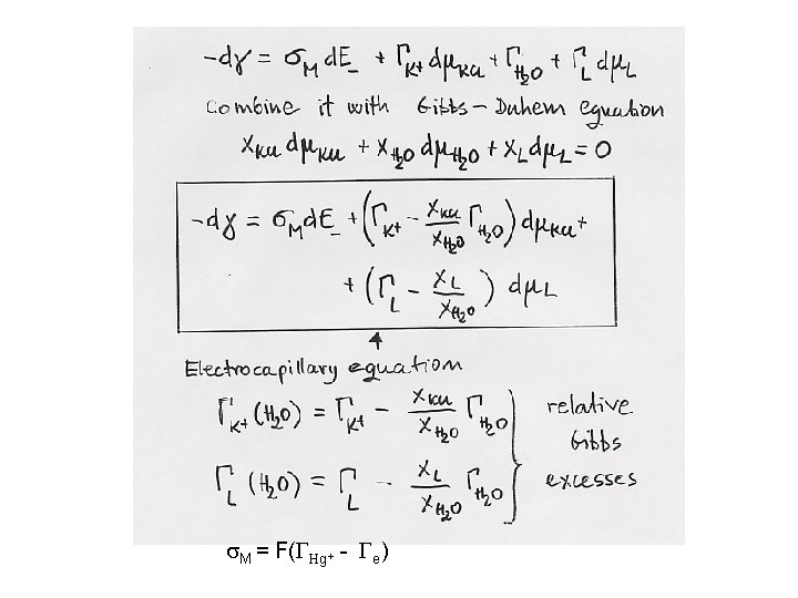 s. M = F(GHg+ - Ge) 