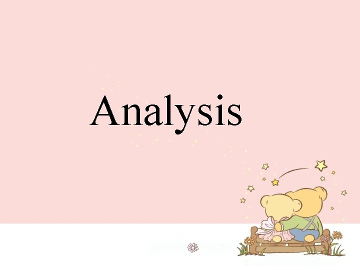 Analysis 