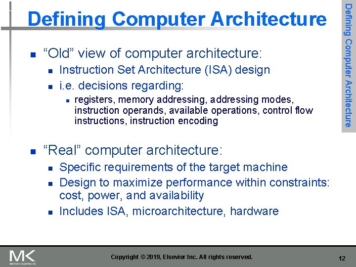n “Old” view of computer architecture: n n Instruction Set Architecture (ISA) design i. n “Old” view of computer architecture: n n Instruction Set Architecture (ISA) design i.