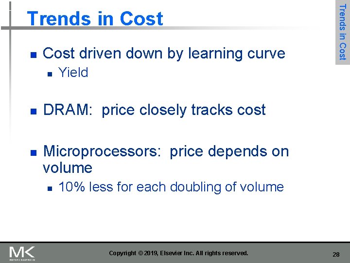 n Cost driven down by learning curve n n n Trends in Cost Yield n Cost driven down by learning curve n n n Trends in Cost Yield