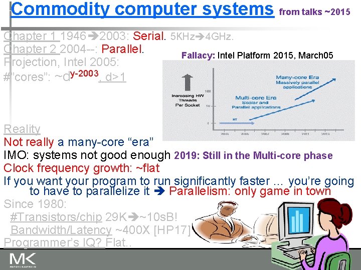Commodity computer systems from talks ~2015 Chapter 1 1946 2003: Serial. 5 KHz 4 Commodity computer systems from talks ~2015 Chapter 1 1946 2003: Serial. 5 KHz 4