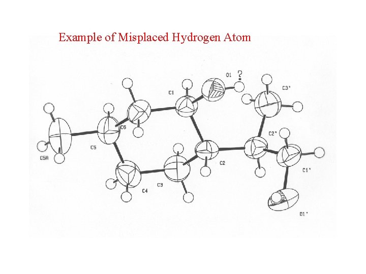Example of Misplaced Hydrogen Atom 
