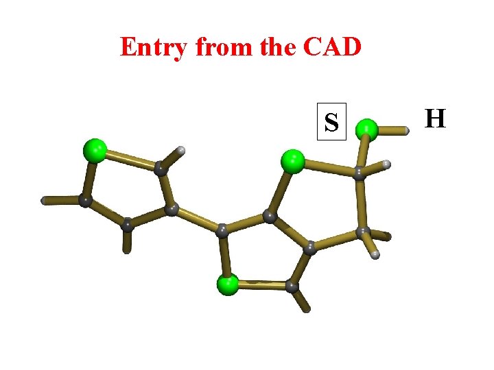 Entry from the CAD S H 