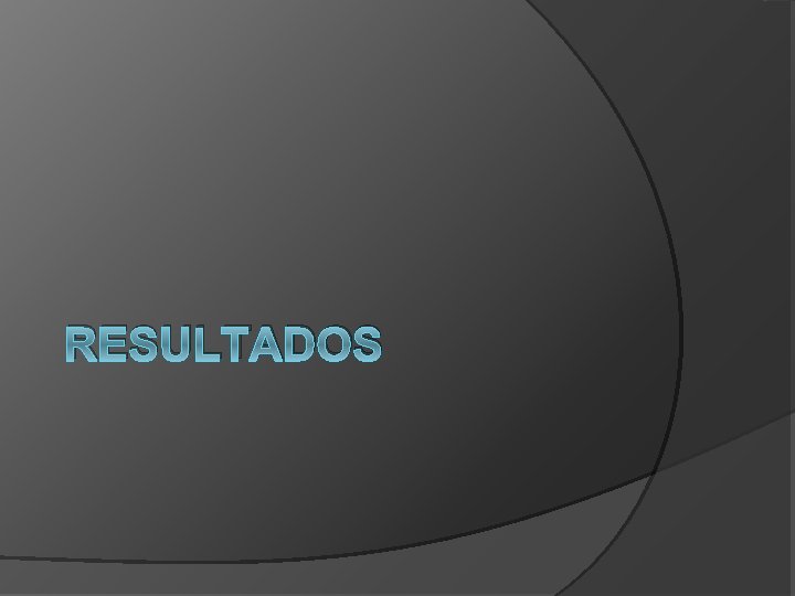 RESULTADOS RESULTADOS