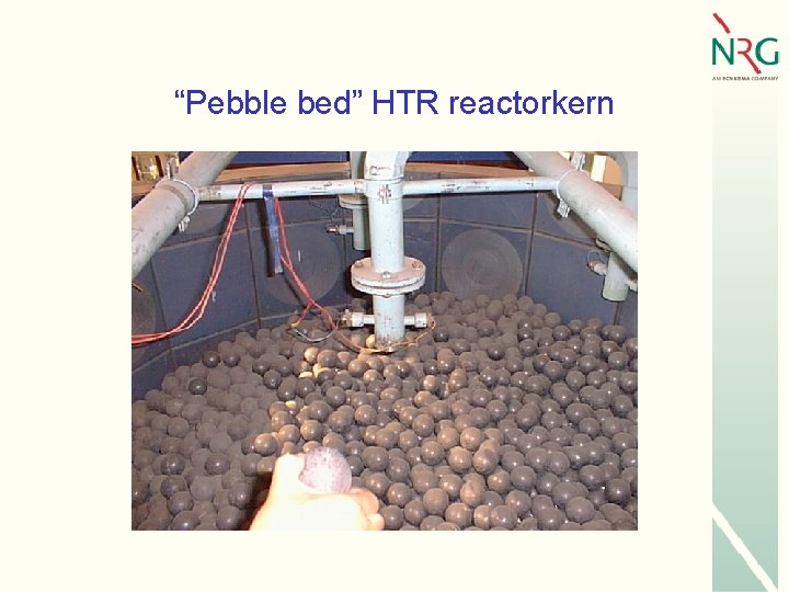 “Pebble bed” HTR reactorkern 