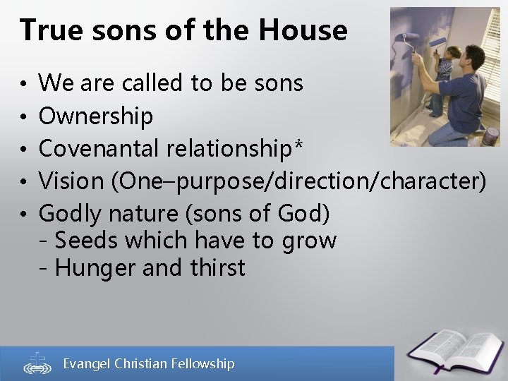 True sons of the House • • • We are called to be sons