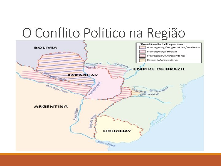 O Conflito Político na Região 