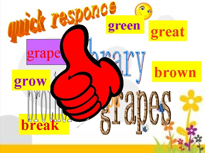 green great grapes grow break brown 