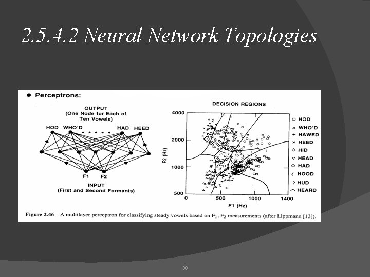 2. 5. 4. 2 Neural Network Topologies 30 