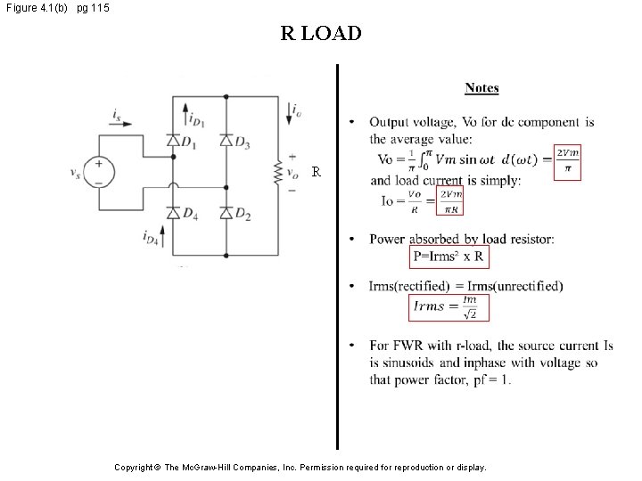 Figure 4. 1(b) pg 115 R LOAD R Copyright © The Mc. Graw-Hill Companies,