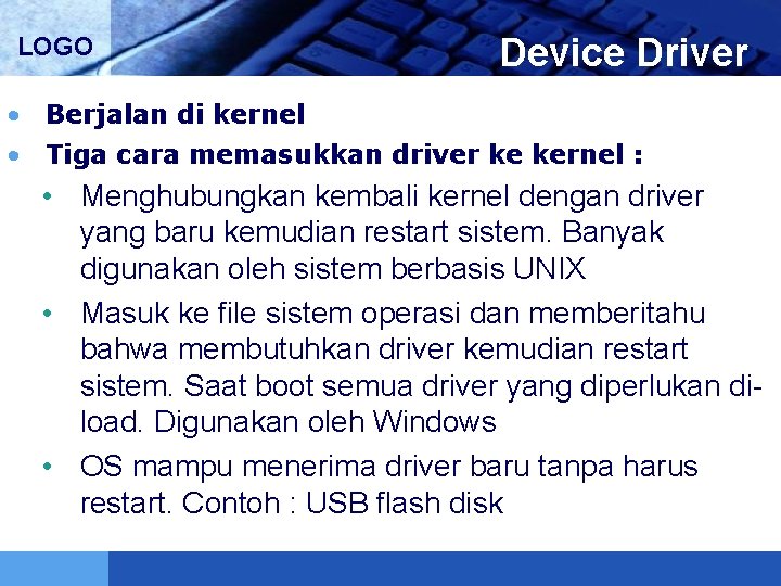 Sistem Operasi Struktur Sistem Komputer Dosen Abdillah S