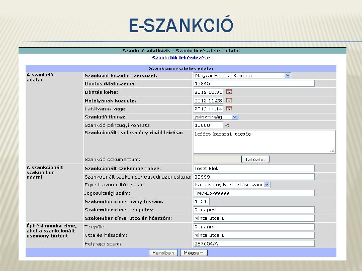 E-SZANKCIÓ 