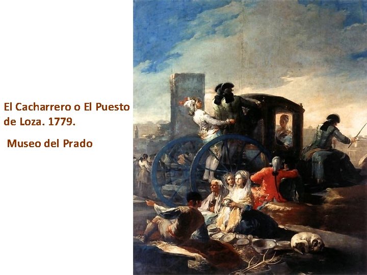 El Cacharrero o El Puesto de Loza. 1779. Museo del Prado 