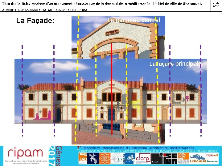 Titre de l'article: Analyse d’un monument néoclassique de la rive sud de la méditerranée