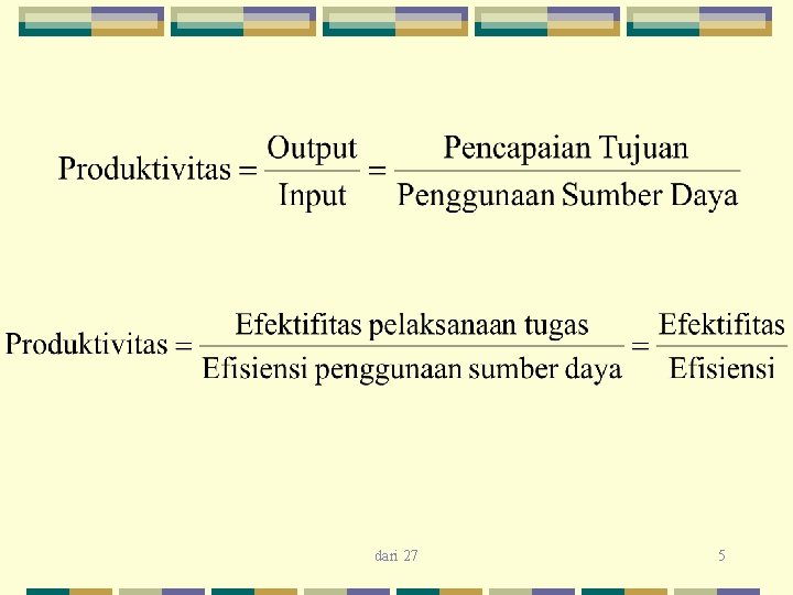 dari 27 5 dari 27 5